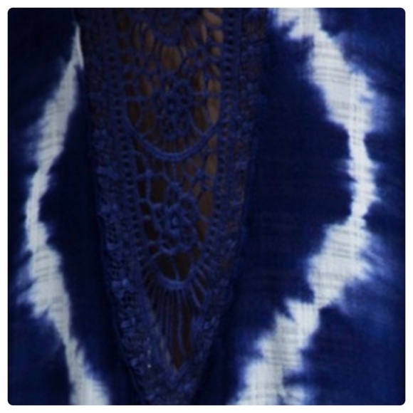 $25 auction start 140 ❤️Pretty tie dye airy kimono - Picture 6 of 7